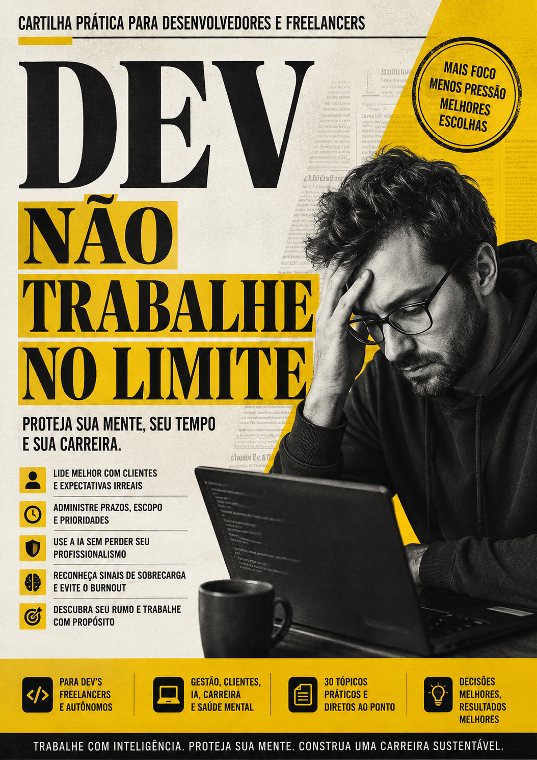 Capa da manual DEV — Não Trabalhe no Limite