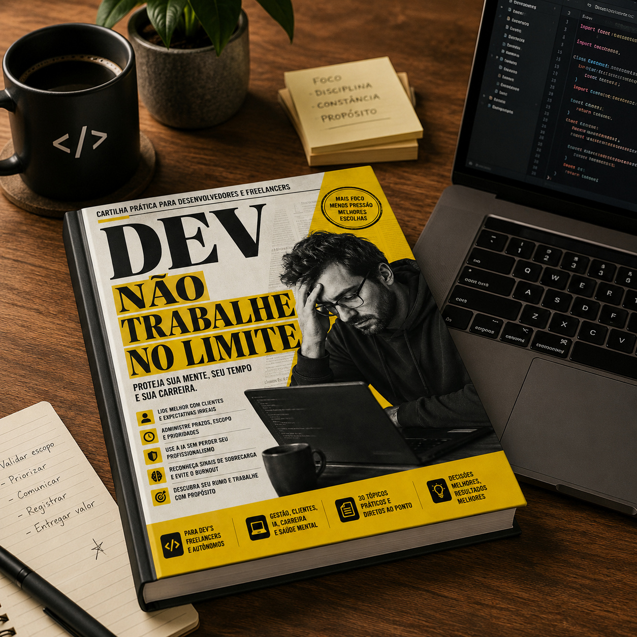 Materiais do DEV Kit: briefing, proposta comercial e contrato de serviço